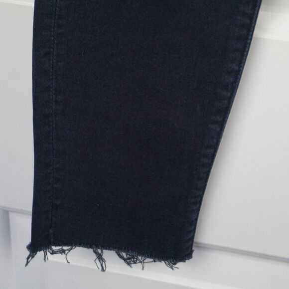 New Mother The Pixie Ankle Fray Mid Rise Jeans in Holding Hands Tightly size 24 - Picture 7 of 15